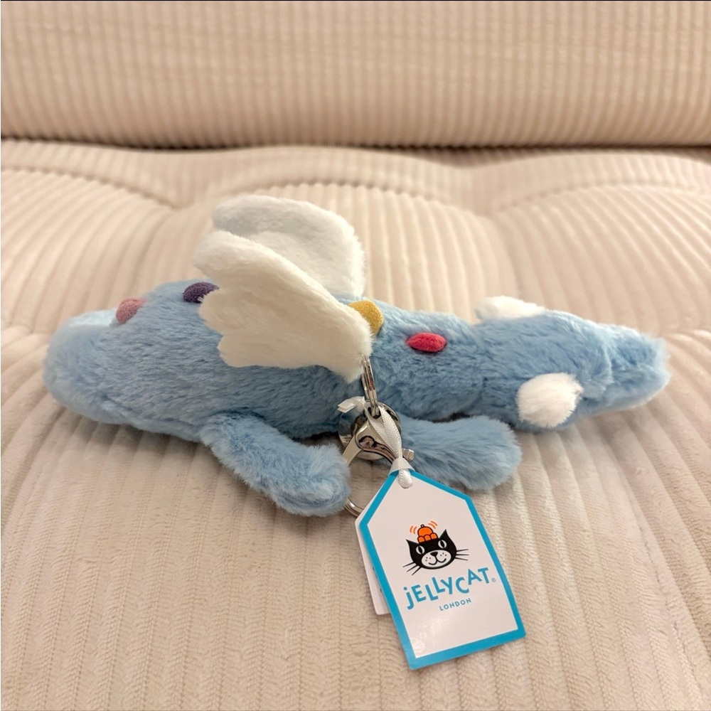 Jellycat Sky Dragon Bag Charm - Picture 3 of 9